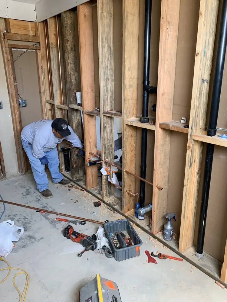 Commercial rough-in plumbing for Water Heater Replacement in Brookside Village